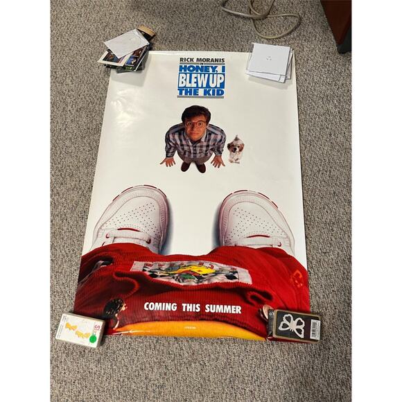 Lot of 4 Disney I Blew Up the Kid 40"x27" Rolled Movie Posters - 3 Different